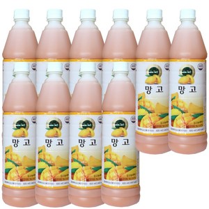 청솔 망고 음료베이스 835ml / 과일원액, 10개