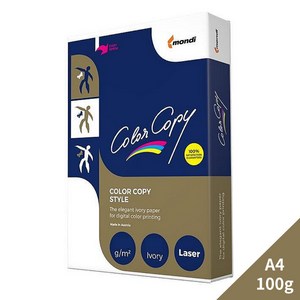 몬디 ColoCopy style 최고급 컬러전용 복사용지 100g 미색, 100매, A4