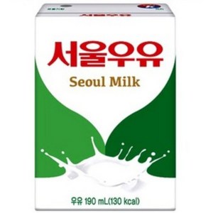 서울우유 멸균 흰우유, 190ml, 24개