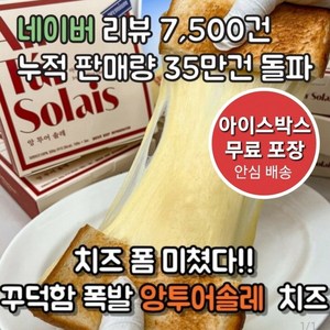 [본사발송] 앙투어솔레 아일랜드 100% 자연치즈 구워먹는 치즈 300g(100g x 3팩), 300g, 4개