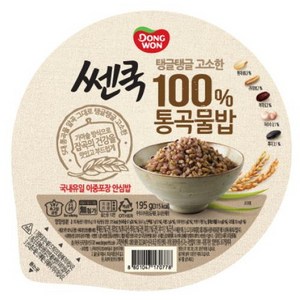 동원 100% 통곡물밥, 195g, 18개