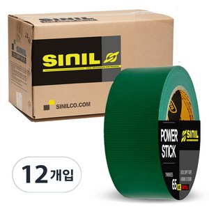 신일 청테이프 청면 48mm X 25M 녹색 12개