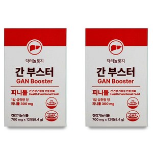 닥터놀로지 간부스터 피니톨 밀크씨슬 700mg x 12정, 2개