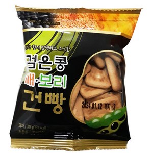 금풍제과 검은콩 깨 보리 건빵, 30g, 10개