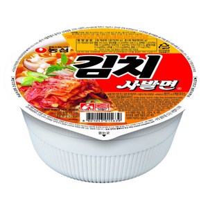 농심 김치 사발면 소컵 86g, 24개