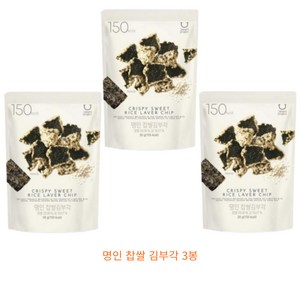 딜라이트 프로젝트 명인부각 3개 찹쌀김부각, 30g