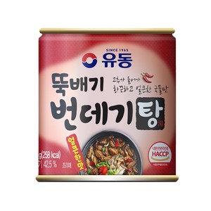 유동 뚝배기 번데기탕 얼큰한맛, 280g, 15개