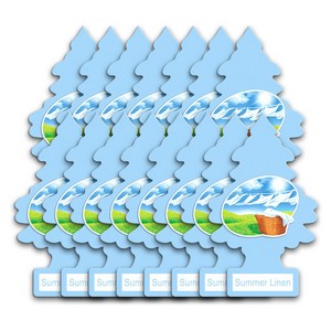 리틀트리 차량용 방향제 본품, 썸머 린넨, 15개