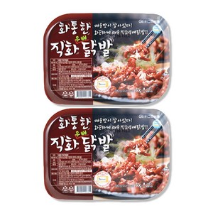 국내산 매운 뼈없는 닭발 화통한 직화 무뼈닭발, 2개, 150g