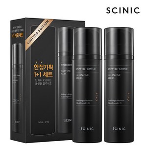 싸이닉 파워 옴므 올인원 플루이드 대용량 150ml, 파워옴므기획1+1((C02T0000008476)), 2개