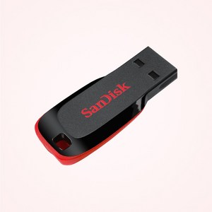 샌디스크 블레이드 USB 플래시 드라이브 SDCZ50, 128GB, 1개