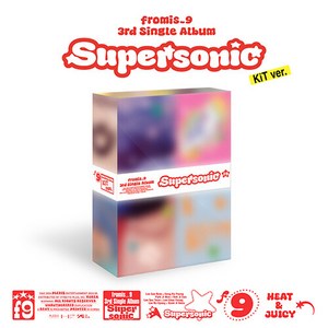 프로미스나인 - 싱글 3집 Supersonic (KiT ver.) 아웃박스+에어키트+포토카드(16종)+셀피 포토카드(랜덤 1종)