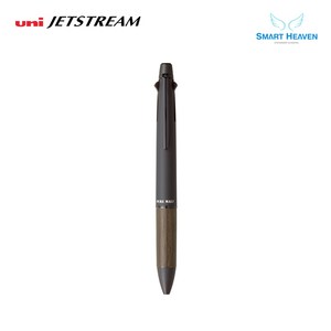 유니볼 제트스트림 퓨어몰트 멀티펜 0.5 + 0.7 mm, 블랙 + 레드 + 블루 + 그린, 1개