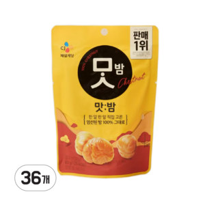 CJ 맛밤, 80g, 36개