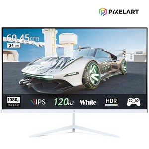 (연말이벤트)픽셀아트 PIXELART PA2440W 화이트 120Hz FHD 24형 모니터 일반