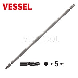 VESSEL 육각5mm 베셀BSG36 2*300mm 십자 양용비트 빗트 1개씩 개별, 1개