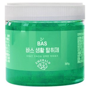 BAS 에메랄드 생활 탈취제 본품, 397g, 1개