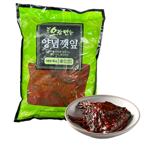 [오감만찬] 양념깻잎무침, 1kg, 1개