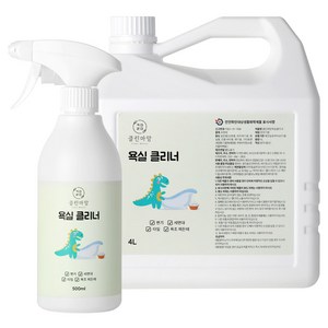 클린마망 욕실클리너 4L + 500ml, 1개, 4.5L