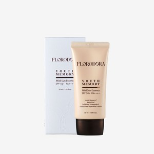 플로로도라 유스메모리 바쿠치올 톤업 비건 유무기차 선크림 50ml (SPF 50+ PA++++), 1개