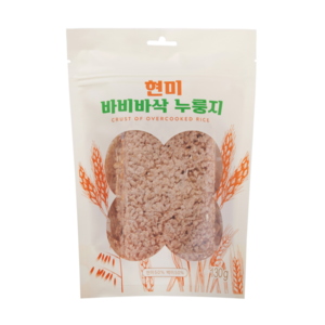 [바비바삭] 현미 누룽지, 130g, 7개