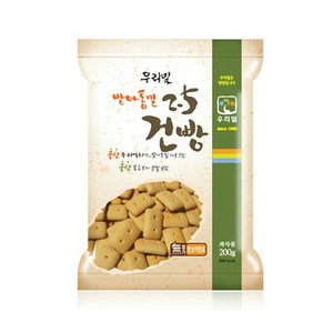 국산밀과 발아통밀로 만든 우리밀 발아통밀 2.5건빵 200g, 1개