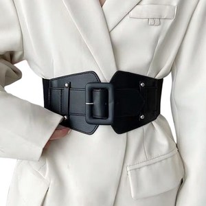 여성 코르셋벨트 가죽 캐주얼 밴딩스판 와이드 고무줄 허리띠 Women's belt