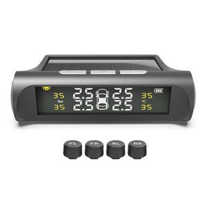 Sopci TPMS 센서 타이어 공기압 온도 경보장치 태양열충전 컬러스크린, 외장센서, 1개