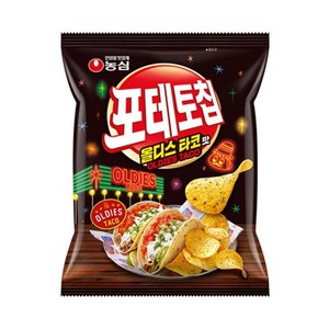 농심 포테토칩 올디스 타코, 50g, 16개