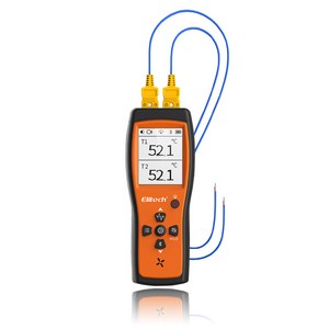 ELITECH ICT-220K 엘리텍 2채널 열전대 온도기록계 -50~500도 측정, 1개