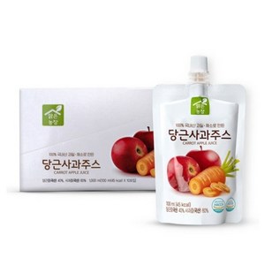 맑은농장 당근사과주스, 100ml, 30개