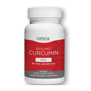 Omax Health Tumeic Cucumin BioCuc Bioavailable Supplement  60 Softgels, 1개, 60정