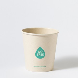 대나무 종이컵 10oz 인쇄 100개, 1개