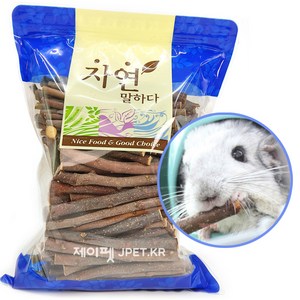 스위트 애플스틱 사과나무 이갈이 500g 1kg 토끼이갈이 햄스터이갈이 기니피그 친칠라 이갈이, 1개