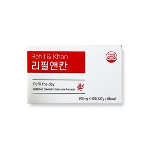리필앤칸 [활력&체력], 1개, 45정