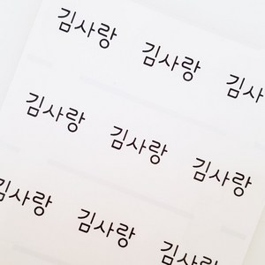 네임코코 원형 방수 네임스티커, 900-원형투명 그림없음