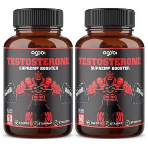 2개세트 아고비 허브테스토스테론 테스트레벨부스터 Hebal Testosteone-Booste 9200 mg 남성강화 보충제 효율 속도 영양, 2개