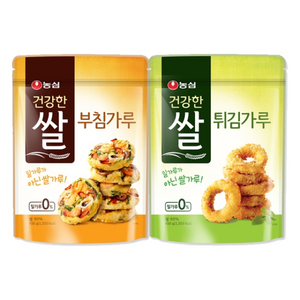 농심 건강한쌀 부침가루 450g + 튀김가루 450g, 1세트