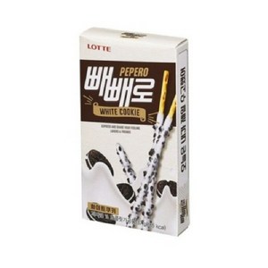 롯데 빼빼로 화이트 쿠키, 37g, 40개