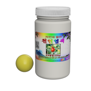 치자분말 치자염색제 천연염색제, 200g, 1개