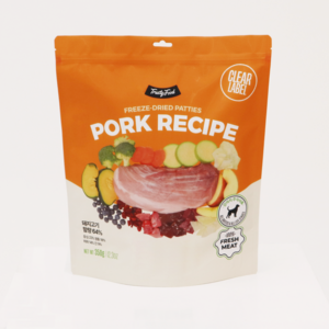 [트러스티푸드] 기호성 좋은 강아지 저알러지 동결건조 사료 (비프/포크), 350g, 1개, 돼지
