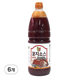 첫맛 꼬지소스 순한맛, 2.1kg, 6개