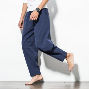 M-5XL 면 마 남자 빅 사이즈 캐주얼 바지 개량복장 men's trousers 뉴타임즈 B453J900