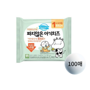 동원 덴마크 자연방목 유기농 짜지않은 아기치즈, 170g, 10개