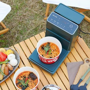 [마이어] 즉석 한강 라면 조리기 (Maie ez100) 라면 끓이는 기계 신애라 가정용 캠핑 멀티 쿠커 미우새, 딥그린, 마이어 간편식조리기 딥그린