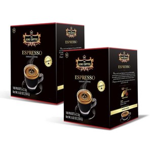 King Coffee Espesso Aabica, 2개, 100개입, 250g, 2.5g