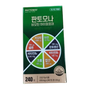 판토모나 비오틴 하이퍼포머 650mg x 240정 2박스, 2개