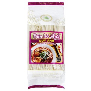 베트남쌀국수 건면 DUYANH BUN BO HUE 분보후에 1.8mm 라이스버미셀리 WORLDFOOD, 300g, 1개