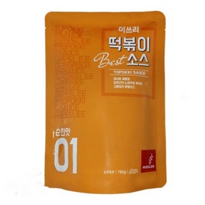 미쓰리 떡볶이 분말소스 01 순한맛, 780g, 1개