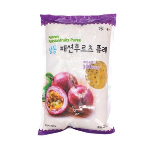 [신정푸드] 냉동 패션후르츠 퓨레(비닐포장) - 2kg, 1개